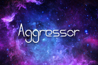 Aggressor Typeface: Futuristic Display Font for Bold Digital Campaigns