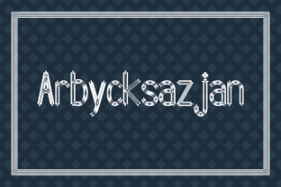 Arbycksazjan: The Decorative Font for High-Impact Campaign Visuals