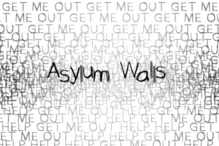 Asylum Walls Typeface: A Scratchy Script for Edgy Brand Identity