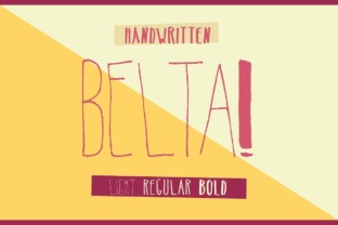 Belta: The All-Caps Handwritten Typeface for High-Impact Campaigns