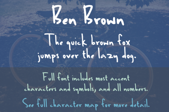 Ben Brown Typeface: A Handwritten Font for Authentic Brand Identity