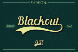 Blackout: A Modern Script Handwritten Typeface for Editorial Design
