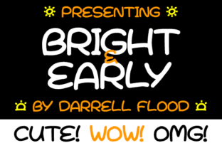 Bright Early: A Hand-Drawn Script Font for Charming Craft Projects