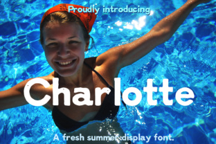 Charlotte: A Fresh, Summery Display Font for Editorial Design