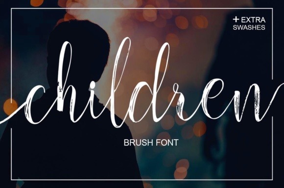 Children Script Handwritten Font for Rustic Branding