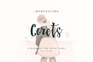 Corets Typeface Review: A Whimsical Script Handwritten Font for Brand Identity