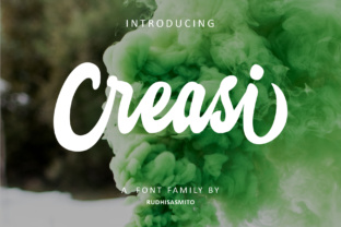 Creasi: A Modern Calligraphy Font for Bold Brand Signatures