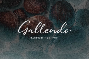 Gallendo Script Handwritten Font Review for Editorial Design