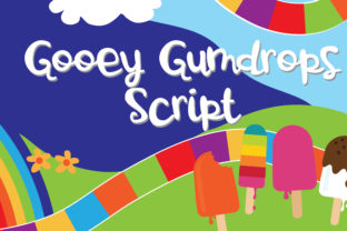 Gooey Gumdrops Script for Playful Brand Identity