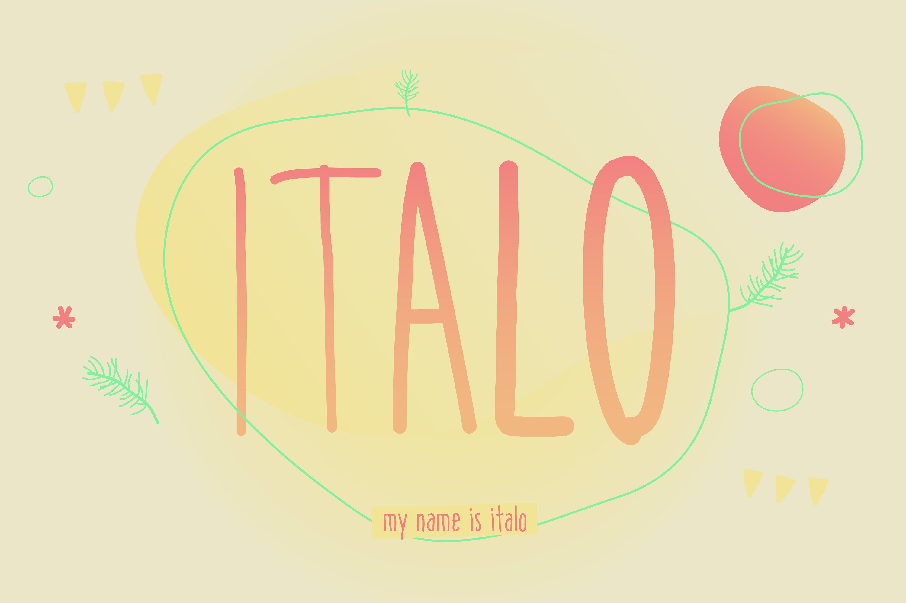 Italo Typeface: The Relaxed Sans Serif for Scroll-Stopping Content
