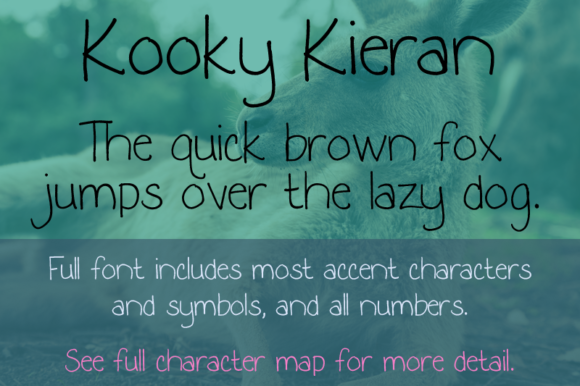 Kooky Kieran: The Handwritten Typeface for Authentic Social Media Branding