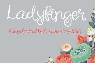 Ladyfinger: The Perfect Script Handwritten Font for Crafty Projects