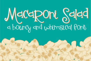 Macaroni Salad: A Whimsical Script Handwritten Font for Modern Web Design
