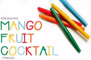 Mango Fruit Cocktail Typeface for Modern Brand Campaigns
