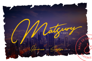 Matsury Script Font for Elegant Digital Branding