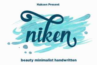 Niken: The Swash-Embellished Handwritten Font for Boutique Branding