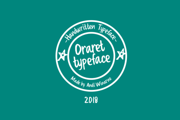 Oraret: A Fun Handwritten Font for 90s-Inspired Editorial Design