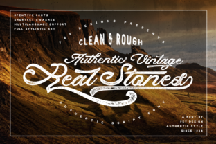 Real Stones Typeface for Bold Brand Identity