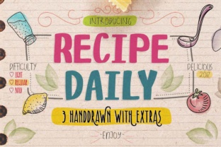 Recipe Daily Typeface: The Perfect Font for Social Media Campaigns