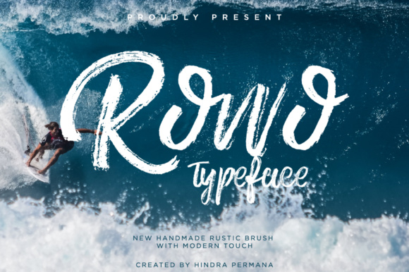 Rowo: A Hand Brushed Script Font for Edgy Brand Campaigns
