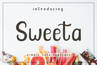 Sweeta: A Simple and Cutesy Script Handwritten Font for Modern Editorial Design