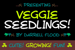 Veggie Seedlings: A Playful Script Handwritten Font for Spring Web Design