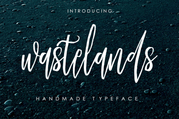 Wastelands Script Font Review for Modern Campaign Design